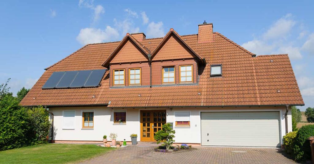 Haus mit Garten